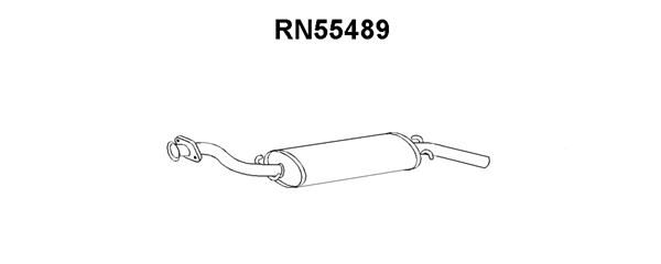 VENEPORTE Глушитель выхлопных газов конечный RN55489