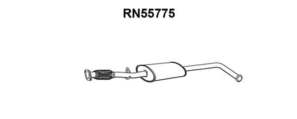 VENEPORTE Средний глушитель выхлопных газов RN55775