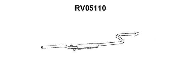 VENEPORTE Средний глушитель выхлопных газов RV05110