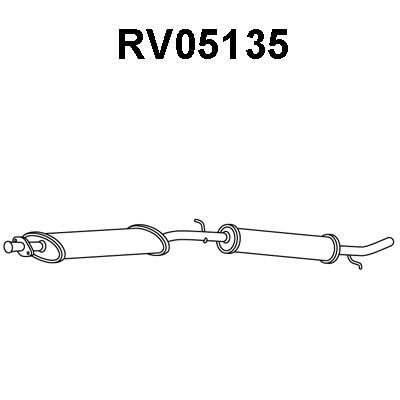 VENEPORTE Глушитель выхлопных газов конечный RV05135