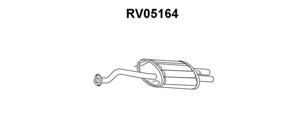 VENEPORTE Глушитель выхлопных газов конечный RV05164