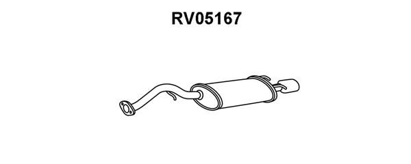 VENEPORTE Глушитель выхлопных газов конечный RV05167