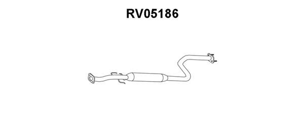VENEPORTE Средний глушитель выхлопных газов RV05186