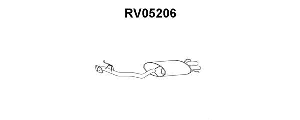 VENEPORTE Глушитель выхлопных газов конечный RV05206