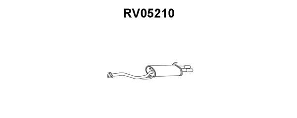 VENEPORTE Глушитель выхлопных газов конечный RV05210
