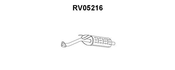 VENEPORTE Глушитель выхлопных газов конечный RV05216