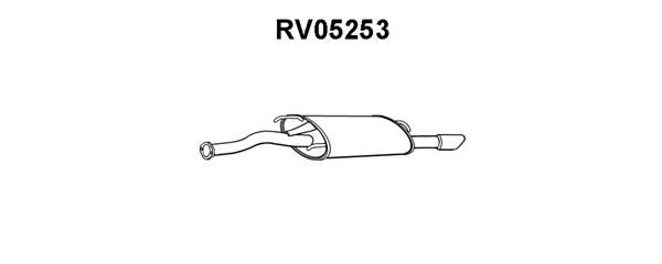 VENEPORTE Глушитель выхлопных газов конечный RV05253