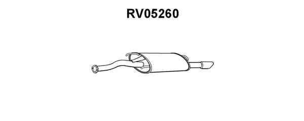 VENEPORTE Глушитель выхлопных газов конечный RV05260