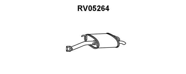 VENEPORTE Глушитель выхлопных газов конечный RV05264
