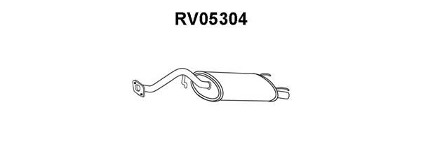 VENEPORTE Глушитель выхлопных газов конечный RV05304