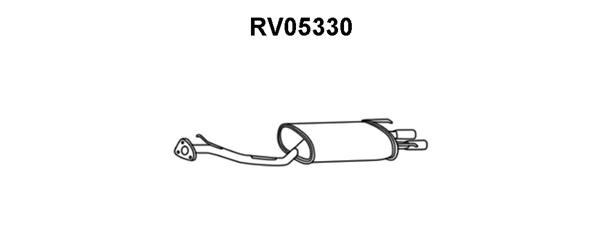 VENEPORTE Глушитель выхлопных газов конечный RV05330