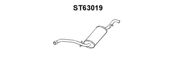 VENEPORTE Глушитель выхлопных газов конечный ST63019