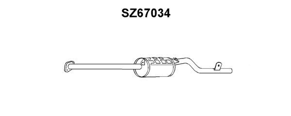 VENEPORTE Глушитель выхлопных газов конечный SZ67034