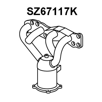 VENEPORTE Катализатор коллектора SZ67117K