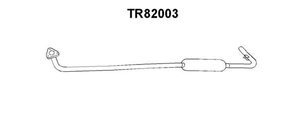 VENEPORTE Предглушитель выхлопных газов TR82003