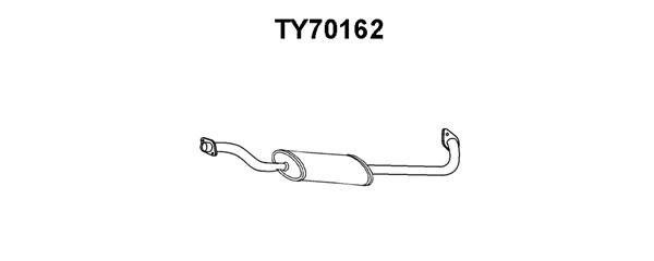 VENEPORTE Предглушитель выхлопных газов TY70162