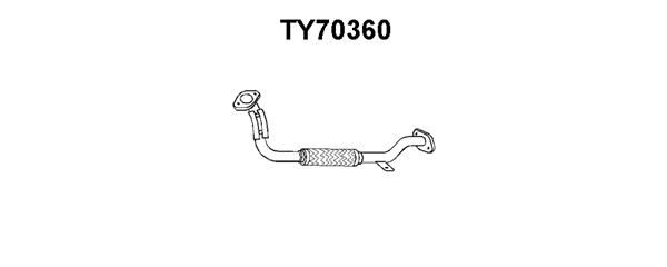 VENEPORTE Труба выхлопного газа TY70360