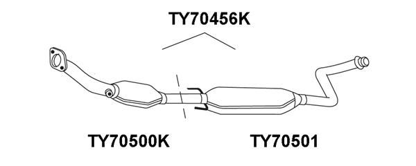 VENEPORTE Катализатор TY70500K