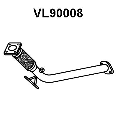 VENEPORTE Труба выхлопного газа VL90008