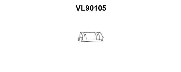 VENEPORTE Глушитель выхлопных газов конечный VL90105