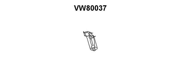VENEPORTE Труба выхлопного газа VW80037