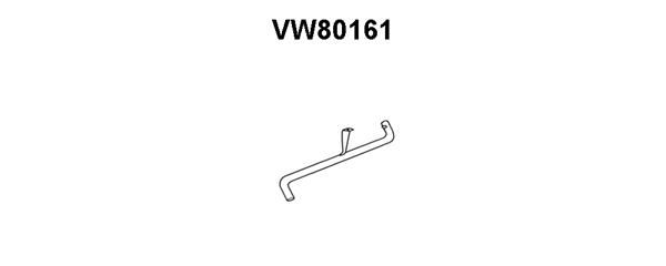 VENEPORTE Труба выхлопного газа VW80161