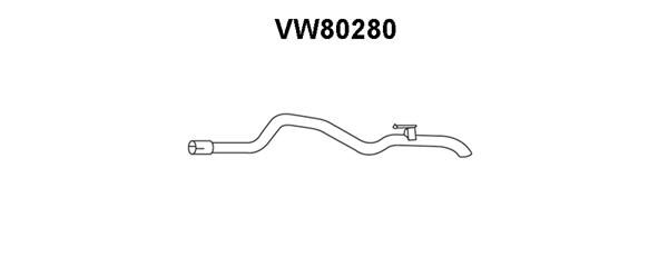VENEPORTE Труба выхлопного газа VW80280