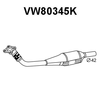 VENEPORTE Katalüsaator VW80345K