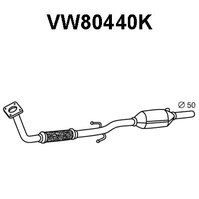 VENEPORTE Katalüsaator VW80440K