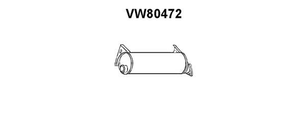 VENEPORTE Глушитель выхлопных газов конечный VW80472