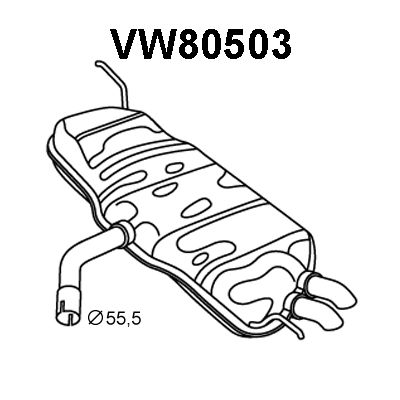 VENEPORTE Lõppsummuti VW80503