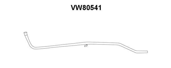 VENEPORTE Труба выхлопного газа VW80541