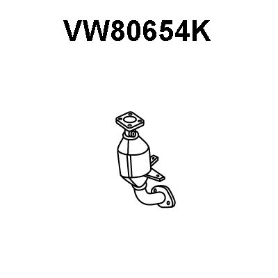 VENEPORTE Катализатор VW80654K