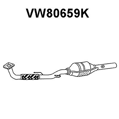 VENEPORTE Катализатор VW80659K