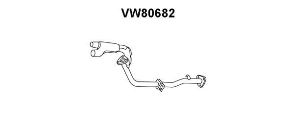 VENEPORTE Труба выхлопного газа VW80682