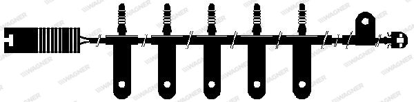 WAGNER Hoiatuskontakt, piduriklotsi kulumine WWI270