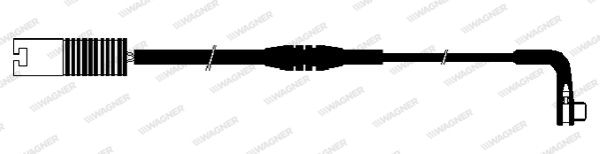 WAGNER Сигнализатор, износ тормозных колодок WWI291