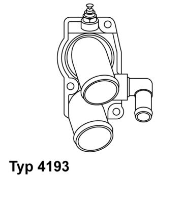 WAHLER Термостат, охлаждающая жидкость 4193.92D