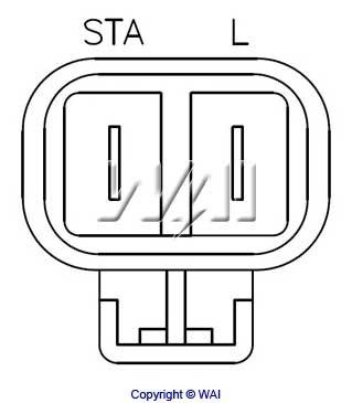 WAI Generaatori pingeregulaator 48-8108