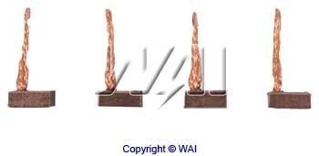 WAI Угольная щетка, стартер BSX184-185