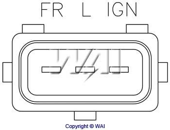 WAI Generaatori pingeregulaator IB545