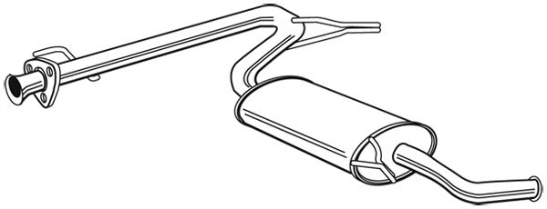 WALKER Глушитель выхлопных газов конечный 23648