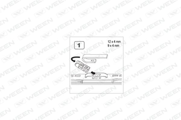 WEEN Klaasipuhastaja kumm 100-1028