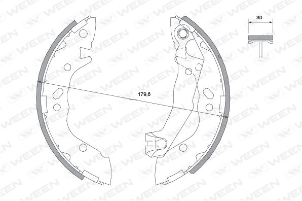 WEEN Piduriklotside komplekt 152-2031