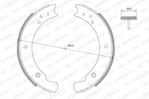 WEEN Piduriklotside komplekt 152-2172