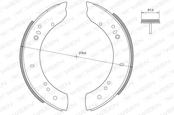 WEEN Piduriklotside komplekt 152-2173