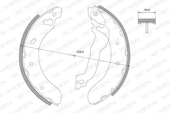 WEEN Piduriklotside komplekt 152-2229