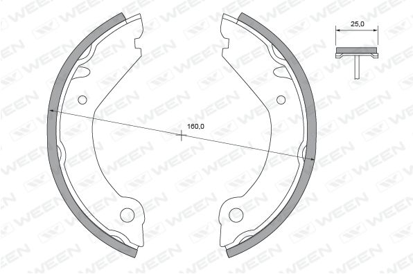 WEEN Piduriklotside komplekt,seisupidur 152-2286