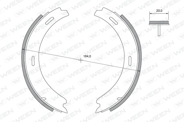 WEEN Piduriklotside komplekt,seisupidur 152-2296