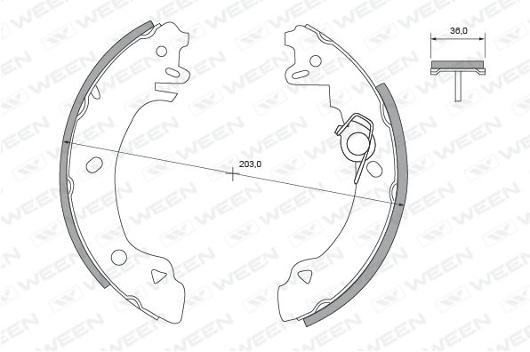 WEEN Piduriklotside komplekt 152-2326